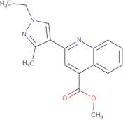2-(1-Ethyl-3-methyl-1 H -pyrazol-4-yl)-quinoline-4-carboxylic acid methyl ester