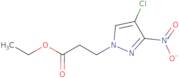 3-(4-Chloro-3-nitro-pyrazol-1-yl)-propionic acid ethyl ester