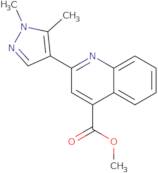 Methyl 2-(1,5-dimethyl-1H-pyrazol-4-yl)quinoline-4-carboxylate