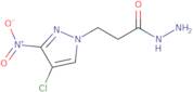 3-(4-Chloro-3-nitro-1H-pyrazol-1-yl)propanohydrazide
