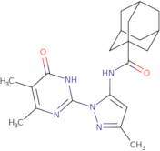 N-[1-(4,5-Dimethyl-6-oxo-1,6-dihydropyrimidin-2-yl)-3-methyl-1H-pyrazol-5-yl]adamantane-1-carboxamide