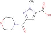 1-Methyl-3-(morpholine-4-carbonyl)-1H-pyrazole-5-carboxylic acid