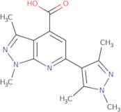 1,3-Dimethyl-6-(1,3,5-trimethyl-1 H -pyrazol-4-yl)-1 H -pyrazolo[3,4- B ]pyridine-4-carboxylic acid