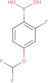 [4-(difluoromethoxy)-2-fluorophenyl]boronic acid