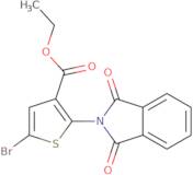 Ethyl 5-bromo-2-(1,3-dioxoisoindolin-2-yl)thiophene-3-carboxylate