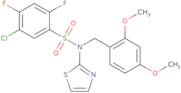 5-Chloro-N-(2,4-dimethoxybenzyl)-2,4-difluoro-N-(thiazol-2-yl)benzenesulfonamide