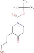 tert-Butyl 3-(3-hydroxypropyl)-4-oxopiperidine-1-carboxylate