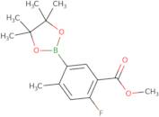 Methyl 2-fluoro-4-methyl-5-(4,4,5,5-tetramethyl-1,3,2-dioxaborolan-2-yl)benzoate