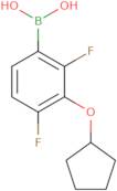 3-(Cyclopentyloxy)-2,4-difluorophenylboronic acid