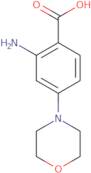 2-amino-4-morpholinobenzoic acid