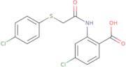 4-Chloro-2-{2-[(4-chlorophenyl)sulfanyl]acetamido}benzoic acid