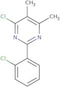 4-Chloro-2-(2-chlorophenyl)-5,6-dimethylpyrimidine