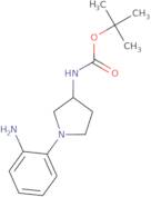 (S)-tert-Butyl 1-(2-aminophenyl)pyrrolidin-3-ylcarbamate