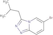 6-Bromo-3-isobutyl-[1,2,4]triazolo[4,3-a]pyridine