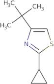 3-(3-Fluorobenzyl)-5-(piperazin-1-yl)-1,2,4-thiadiazole