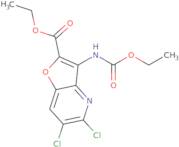 ethyl 5,6-dichloro-3-[(ethoxycarbonyl)amino]furo[3,2-b]pyridine-2-carboxylate