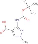 3-{[(tert-Butoxy)carbonyl]amino}-1-methyl-1H-pyrazole-4-carboxylic acid