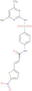 3-(5-Nitro-2-thiophene)acrylic acid sulfadimidine amide