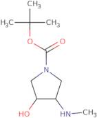 tert-Butyl-3-hydroxy-4-(methylamino)pyrrolidine-1-carboxylate