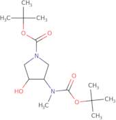 tert-Butyl (3S,4S)-3-{[(tert-butoxy)carbonyl](methyl)amino}-4-hydroxypyrrolidine-1-carboxylate