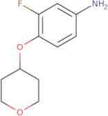 3-Fluoro-4-(tetrahydro-2H-pyran-4-yloxy)aniline