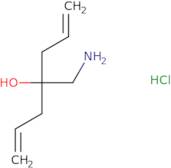 4-(Aminomethyl)hepta-1,6-dien-4-ol hydrochloride