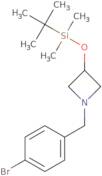 1-(4-Bromobenzyl)-3-[(tert-butyldimethylsilyl)oxy]azetidine