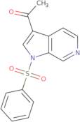 -1(-1(phenylsulfonyl)-1H-pyrrolo[2,3-c]pyridin-3-yl)ethanone