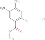 Methyl 5-amino-2-bromo-4-methylbenzoate hydrochloride