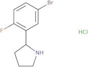 2-(5-Bromo-2-fluorophenyl)pyrrolidine hydrochloride