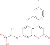 (R)-2-((4-(2-Chloro-4-fluorophenyl)-2-oxo-2H-chromen-7-yl)oxy)propanoic acid