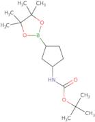 tert-Butyl N-[3-(4,4,5,5-tetramethyl-1,3,2-dioxaborolan-2-yl)cyclopentyl]carbamate