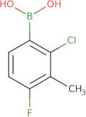 2-Chloro-4-fluoro-3-methylpheny)boronic acid