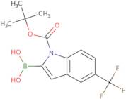(1-(tert-Butoxycarbonyl)-5-(trifluoromethyl)-1H-indol-2-yl)boronic acid