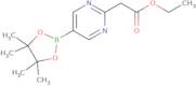 Ethyl 2-[5-(tetramethyl-1,3,2-dioxaborolan-2-yl)pyrimidin-2-yl]acetate