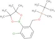 tert-Butyl((3-chloro-2-(4,4,5,5-tetramethyl-1,3,2-dioxaborolan-2-yl)benzyl)oxy)dimethylsilane