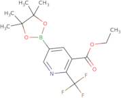 (5-(ethoxycarbonyl)-6-(trifluoromethyl)pyridin-3-yl)boronic acid pinacol ester