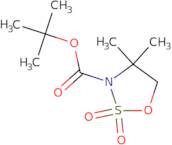 tert-butyl 4,4-Dimethyl-2,2-dioxooxathiazolidine-3-carboxylate