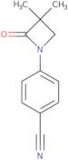 4-(3,3-Dimethyl-2-oxoazetidin-1-yl)benzonitrile