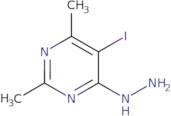 4-Hydrazino-5-iodo-2,6-dimethylpyrimidine