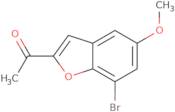 1-(7-Bromo-5-methoxy-1-benzofuran-2-yl)-1-ethanone