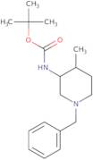 tert-Butyl N-(1-benzyl-4-methylpiperidin-3-yl)carbamate