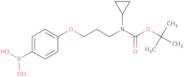 4-(3-(tert-Butoxycarbonyl(cyclopropyl)amino)propoxy)phenylboronic acid