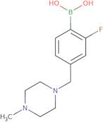 (2-fluoro-4-((4-methylpiperazin-1-yl)methyl)phenyl)boronic acid