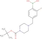 (4-((4-(tert-Butoxycarbonyl)piperazin-1-yl)methyl)-2-fluorophenyl)boronic acid