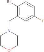 4-(2-Bromo-5-fluorobenzyl)morpholine