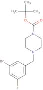 tert-Butyl 4-(3-bromo-5-fluorobenzyl)piperazine-1-carboxylate