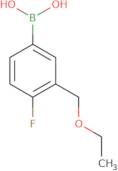 (3-(Ethoxymethyl)-4-fluorophenyl)boronic acid