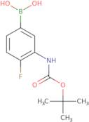 3-(tert-Butoxycarbonylamino)-4-fluorophenylboronic acid