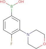 (4-Fluoro-3-morpholinophenyl)boronic acid